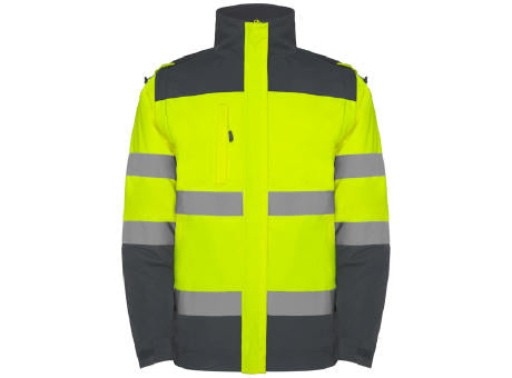HOCHSICHTBARER PARKA EPSYLON S/S LEAD/FLUOR YELLOW
