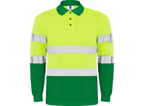 HOCHSICHTBARES LANGÄRMLIGES POLOSHIRT POLARIS S/S FLUOR YELLOW