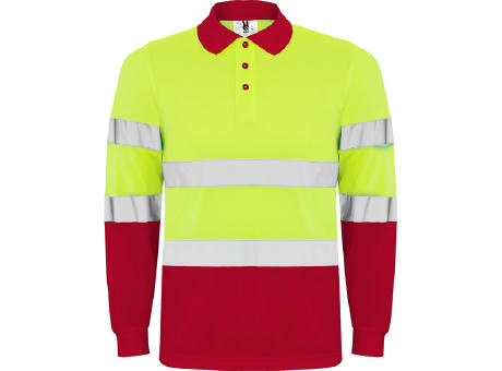 HOCHSICHTBARES LANGÄRMLIGES POLOSHIRT POLARIS S/S FLUOR YELLOW