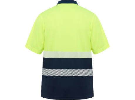 HOCHSICHTBARES POLOSHIRT VEGA S/S NAVY BLUE/FLUOR YELLOW
