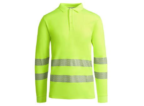HOCHSICHTBARES LANGÄRMLIGES POLOSHIRT ATRIO S/S FLUOR YELLOW