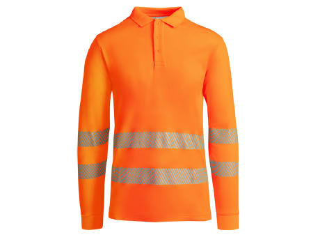 HOCHSICHTBARES LANGÄRMLIGES POLOSHIRT ATRIO S/S FLUOR YELLOW