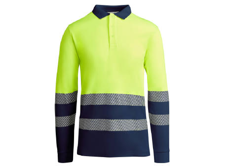 HOCHSICHTBARES LANGÄRMLIGES POLOSHIRT ATRIO S/S FLUOR YELLOW