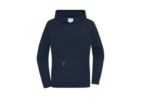 Ladies' Hoody Interlock   OCS Blended & RCS - Stylischer Hoody in technischem Look
