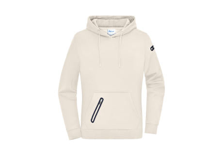 Ladies' Hoody Interlock   OCS Blended & RCS - Stylischer Hoody in technischem Look