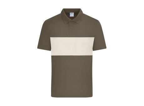 Polo colour-block UNISEX   OCS Standard - Unisex Poloshirt mit Kontrasteinsatz