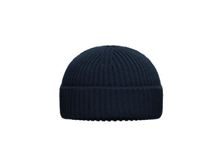 Fisherman Beanie - Modische Strickmütze mit Umschlag