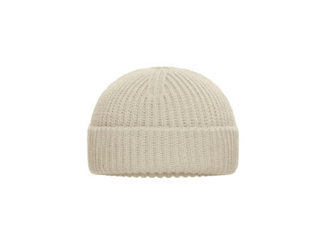 Fisherman Beanie - Modische Strickmütze mit Umschlag