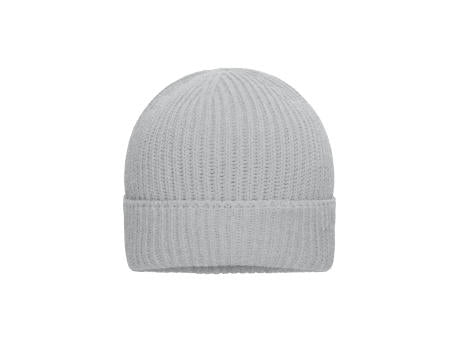 Organic Cotton Winter Beanie   OCS Standard - Grob gestrickte Wintermütze mit Umschlag