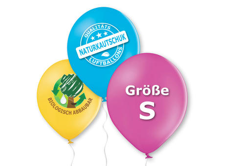 Standardballon Größe S, ca. 80/90 cm Umfang