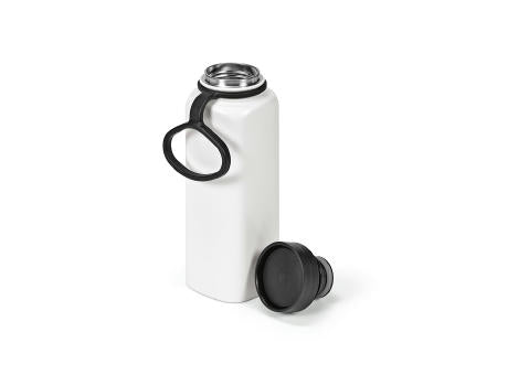 Ural Trinkflasche recy.Edelstahl, 820 ml. 360° Push-Verschluss