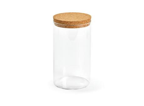 Magritte 1000 Behälter aus Borosilikatglas, 1015 ml. Mit Korkdeckel