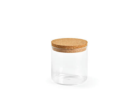 Magritte 500 Behälter aus Borosilikatglas, 580 ml. Mit Korkdeckel