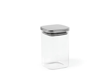 Delacroix 1200 Behälter aus Borosilikatglas, 1270ml. Deckel aus recy.Edelstahl