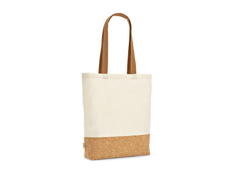 Chimborazo Einkaufstasche recy. Baumwolle (180 g/m²) und Kork