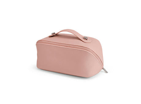 Macao 3,5L Kulturtasche aus recy.Leder. Mit Zipper und Tragegriff
