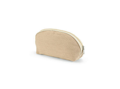 Dehli 1,5L Kulturtasche, 260gsm Jute mit Reißverschluss