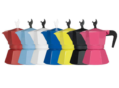Bunte Made in Italy Mokka-Kaffeemaschine Alfonsina One Color
