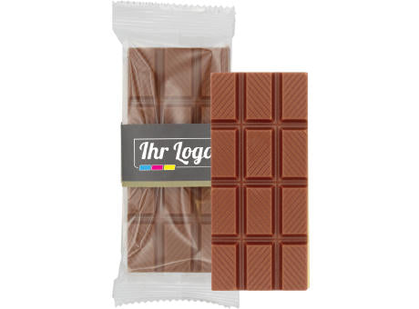 Schokoladentafel 50gr. Vollmilch mit Banderole