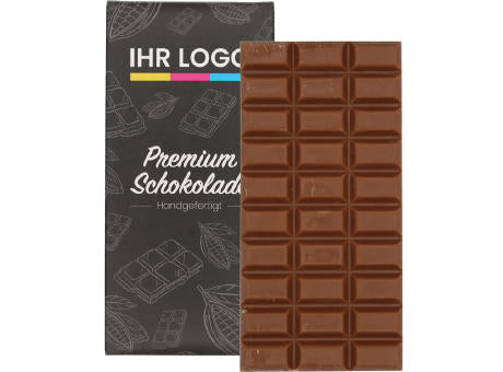 Schokoladetafel Vollmilch in Kartonage