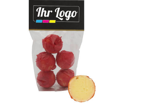 5er Confiseriepralinen Erdbeer mit Kundenheader