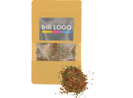 Bruschetta Gewürz verpackt im Doypack Beutel groß Natur