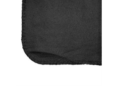 FLEECEDECKE MIT BEZUG BERING S/EINHEITSGRÖSSE BLACK