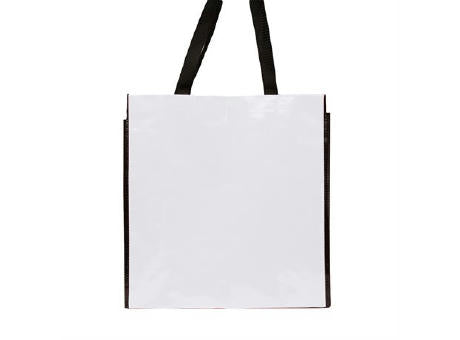 GLÄNZENDE LAMINIERTE TASCHE COAST S/EINHEITSGRÖSSE WHITE