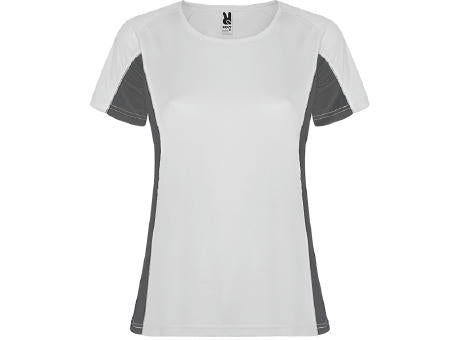 T-SHIRT SHANGHAI WOMAN S/S WHITE/DARK LEAD