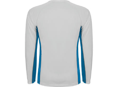 LANGÄRMLIGES T-SHIRT SHANGHAI S/S WHITE/ROYAL BLUE