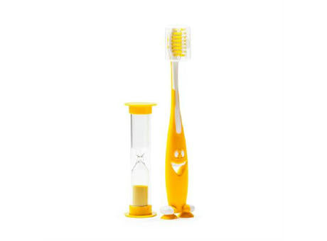 ZAHNBÜRSTENSET MESLER S/KIND EINHEITSGRÖSSE YELLOW