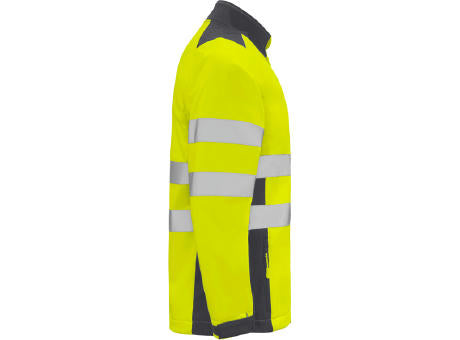 HOCHSICHBARES SOFTSHELL ANTARES S/S LEAD/FLUOR YELLOW