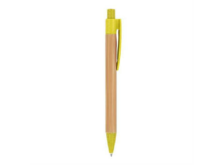 KUGELSCHREIBER STOA S/BLAUE TINTE YELLOW/GREIGE