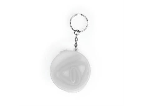 SCHLÜSSELANHÄNGER-ETUI MIT STROHHALM FINGER S/EINHEITSGRÖSSE WHITE