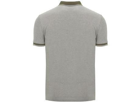 POLOSHIRT BOWIE S/S HEATHER MILITAR DARK GREEN