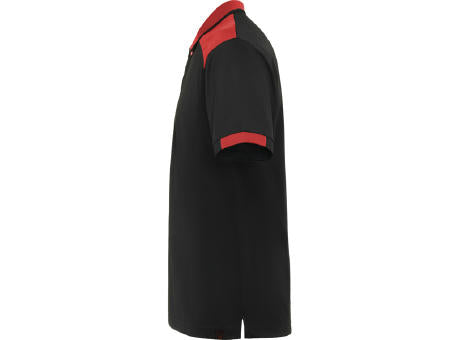 POLOSHIRT SAMURAI S/S BLACK/RED