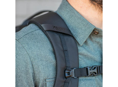Galindo 22L Rucksack aus rPET. Seitlichem Griff. Laptops bis 17"