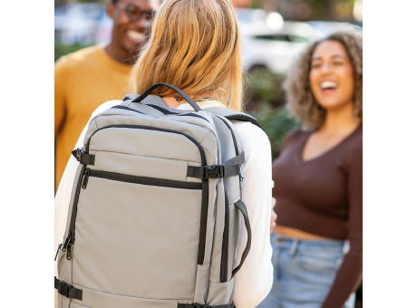 Galindo 22L Rucksack aus rPET. Seitlichem Griff. Laptops bis 17"