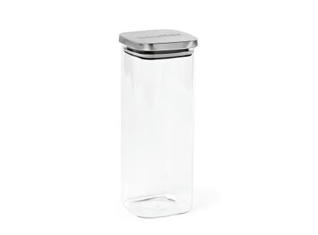 Delacroix 2100 Behälter aus Borosilikatglas, 2130ml. Deckel aus recy.Edelstahl