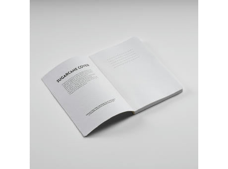 Andersen A5 Notizbuch. Einband aus Zuckerrohr. 196 Seiten 80gsm recy.Papier