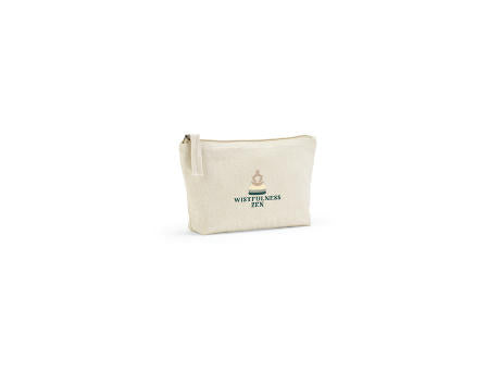 Cairo S 1,1L Kulturtasche, 320gsm recy.Baumwolle mit Reißverschluss