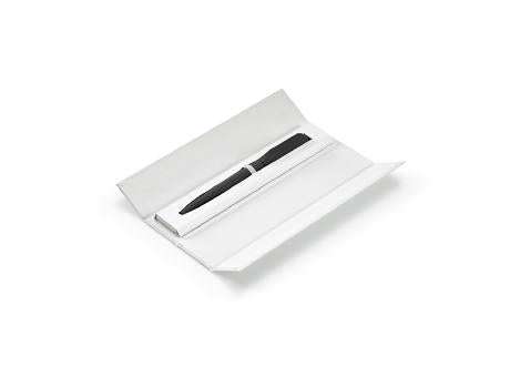 Rabelais Kugelschreiber aus recy.Aluminium. Schwarze Dokumental®-Tinte
