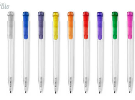 HK - INGEO PEN CLEAR White Kugelschreiber