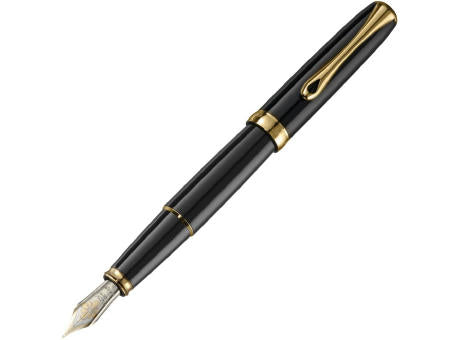 DIPLOMAT EXCELLENCE A2 Guillochiert Chrom 14Karat Füllfederhalter