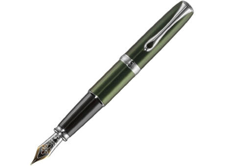 DIPLOMAT EXCELLENCE A2 Guillochiert Chrom 14Karat Füllfederhalter