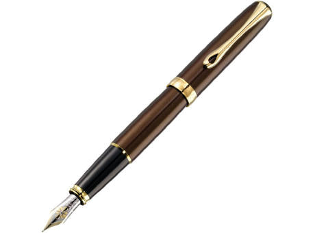 DIPLOMAT EXCELLENCE A2 Guillochiert Chrom 14Karat Füllfederhalter