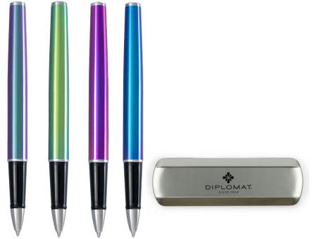 DIPLOMAT TRAVELLER Funky green Rollerball