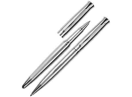 PIERRE CARDIN ROI Set Silber, Kugelschreiber und Rollerball