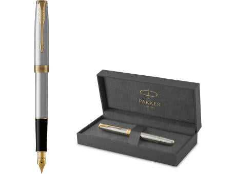 PARKER SONNET Core Edelstahl GT Füllfederhalter