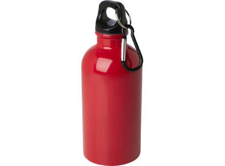 Oregon 400 ml RCS-zertifizierte, einwandige Trinkflasche aus Edelstahl mit Karabinerhaken